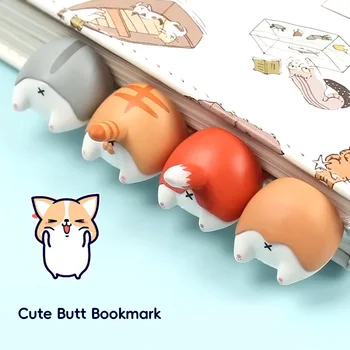 3D סטריאו בעלי חיים קריקטורה סימניות סמן המקורי חתול חמוד פוקס מצחיק תלמיד בית ספר קוריאני כתיבה לילדים מתנה סימניה