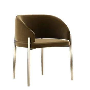 המעצב המבטא הכיסא הנורדית המודרנית טרקלין יהירות סלון פינת אוכל כיסא מטבח מסיבת חוף קומה Sillas סלון ריהוט
